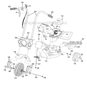 Part Location Diagram of 74290-9559 Power Wheels Soundbox